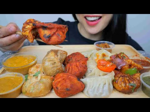 MOMO PLATTER (ASMR EATING SOUNDS) NO TALKING | SAS-ASMR