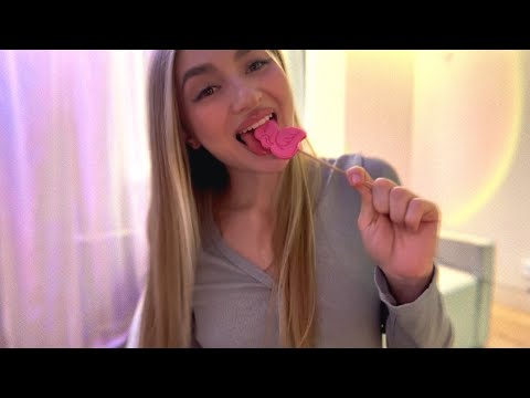 ASMR LOLLIPOP💕 Licking✨ Mouth sounds💕 For You To Relax Or Fall Asleep 💕 
