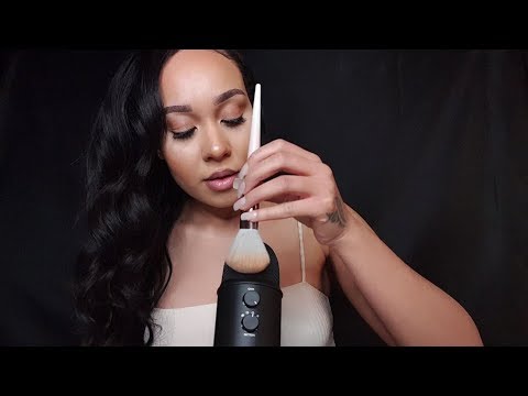ASMR| Let Me Brush You To Sleep ♡  Relaxing Mic Brushing,Mouth Sounds