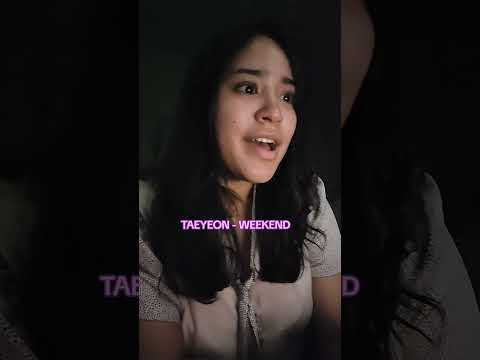 hybe America x AU Auditon Moon Cover Taeyeon - Weekend #hybeamericaxau