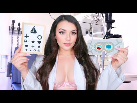 ASMR Optometrist Gives Eye Exam 👀🥼 Roleplay