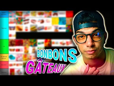 ASMR Tier list : Bonbons et gâteaux