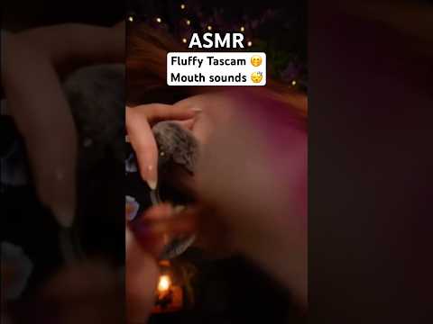 Full Tascam ASMR👆🥰 Fluffy mic mouth sounds asmr 😴