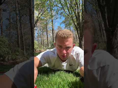 Giving my grass a haircut