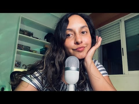 ASMR ✨ TRIGGER WORDS CON PALABRAS DETONANTES Y HANDSOUNDS, PARA QUE DUERMAS RICO🌺💕✨