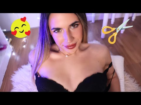 ASMR corto tu pelito y te hago un masaje (Roleplay en Español)