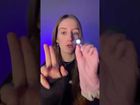 Asmr testing your reflexes 👀 #asmr #fastasmr #eyetest #asmrvideos