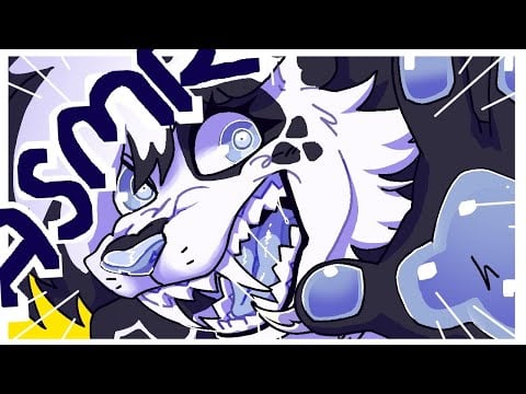 Furry ASMR| Crazy Werewolf Woman Tears ur Ears Up (VERY intense tascam mouth sounds)