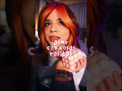 ASMR con cosas rosita 🩷👛🩰✨