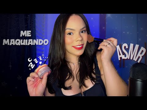 ASMR Me MAQUIANDO e FOFOCANDO Bastante Com Você 🗣️