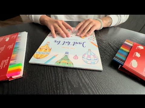 Nederlandse ASMR| Samen kleuren| Whisper rambling| Mouth sounds🎨🖍️💋💌