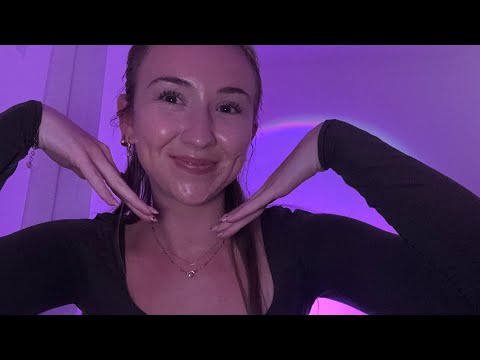 ASMR random trigger assortment + whisper ramble 💤 low light for tired eyes 