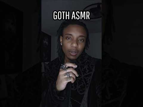 Goth ASMR #asmr #asmrvideo #sleepsounds #asmrcommunity #relaxationsounds #gothic