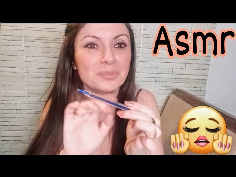 Asmr Caótico (+ou-)+Unhas+Desenhando no seu rosto 💅🖋😴