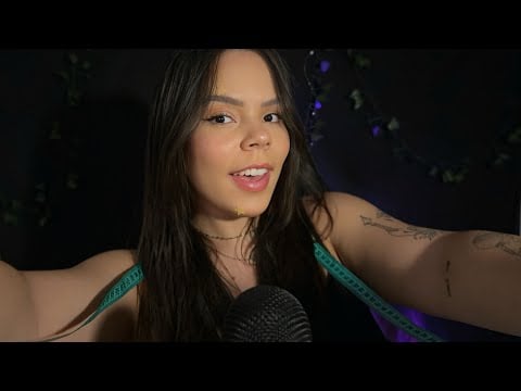ASMR MEDINDO TODO O SEU CORPO! (Atenção Pessoal) 📏😴