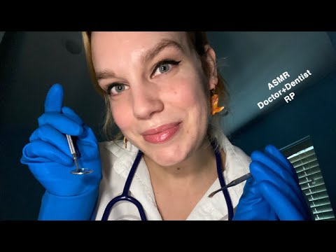 [ASMR] Your Doctor + Dentist Appointment RP *Using Rubber Gloves*