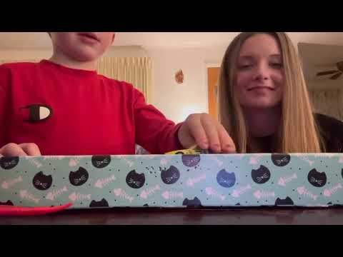 My little cousin tries ASMR for the first time