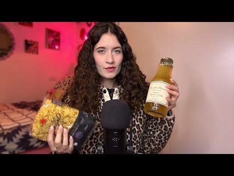 ASMR ✨Retour de courses de la semaine (coopérative alimentaire et grande surface) - chuchotement