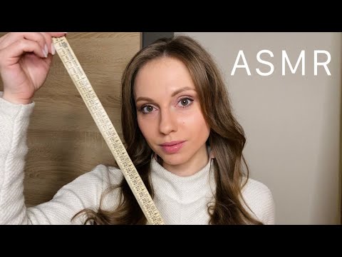 АСМР Измерю тебя полностью 📐Мерки • Персональное внимание • ASMR Measurements📏Personal attention