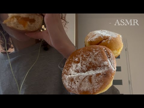 [ASMR] Jelly Sugar Donuts 🍩 (eating sounds)