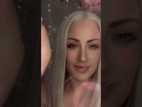 Angel removes negativity from you ASMR 🤍 #pov #mouthwhisper #visualtingle #relax #triggersforsleep