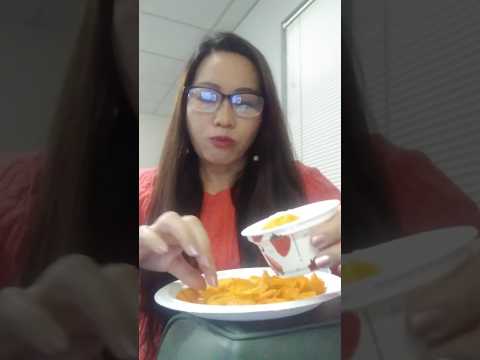 BBQ CHIPS WITH YOGURT #shortsfeed #mukbang #viral #food #everyone #asmr #foodie #eating