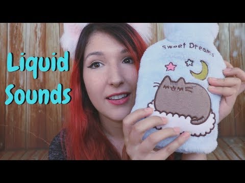 ASMR - LIQUID SOUNDS ~ Water & Liquid Splashing , Sloshing, Shaking  ~