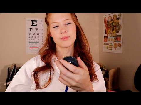 ASMR Cardiologist Exam 🫀 Heart Check & Personal Attention for Sleep