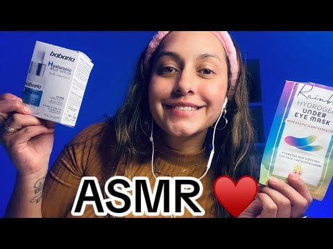 ASMR / NOS HACEMOS EL SKINCARE JUNTXS ♥️ FELIZ AÑO 2024 !! 🎊🎊