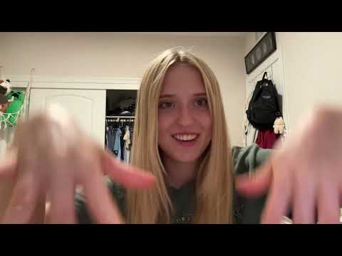 asmr hand movements and rambling