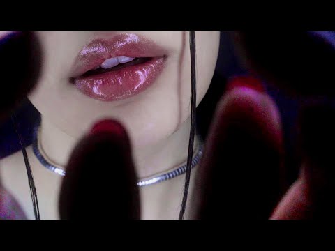 ASMR INAUDIBLE WHISPERING |Soft Mouth Sounds & Face scratching