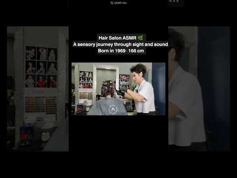 Hair Salon ASMR: Visual and Auditory Activation # Digital Setting Perm for Bouncy and Long-lasting C