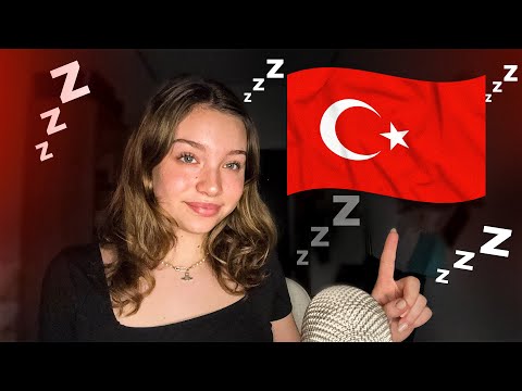 Türkçe ASMR | Whispering Trigger Words for Sleep in Turkish! 🇹🇷😴 (Seni fısıltıyla uyutuyorum)