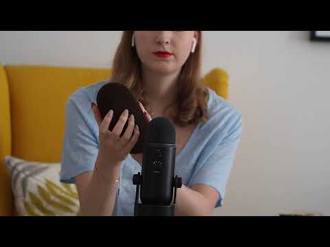 ASMR Fast Tapping on satin case no talking