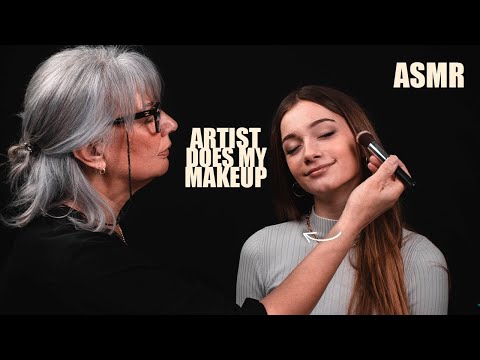 ASMR - MAKE-UP ARTIST does my MAKE-UP! (Makeup tutorial)