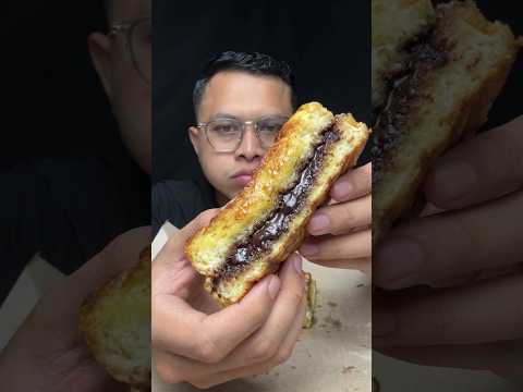 ASMR Thick Chocolate Toast Mukbang 🍞 Satisfying Big Bites & Chewy Eating Sounds! (No Talking)