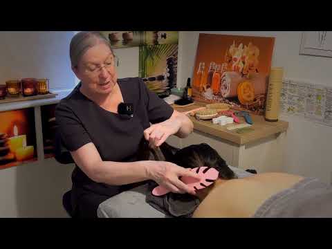 ASMR another relaxing scalp care session (Unintentional ASMR, Real person ASMR)