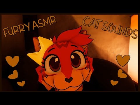 Orange Cat Lore Dropping With Cat Sounds! || VR FURRY ASMR 🧡🐱