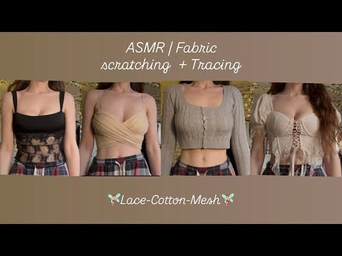 ASMR | Lots of Fabric Scratching and Tracing!!! 🧚🏼‍♀️