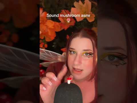 Sound mushroom asmr 🍄 #asmr #triggersforsleep #asmrroleplay #asmrvideos