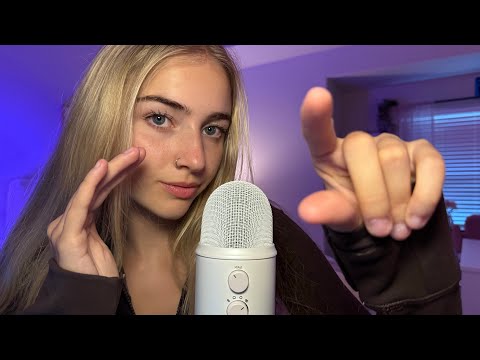 ASMR Intense Inaudible Whispers w/ Energy Pulling & Hand Movements, Mouth Sounds