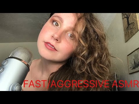 FAST HAND SOUNDS ASMR (Posing, Finger Flutters)