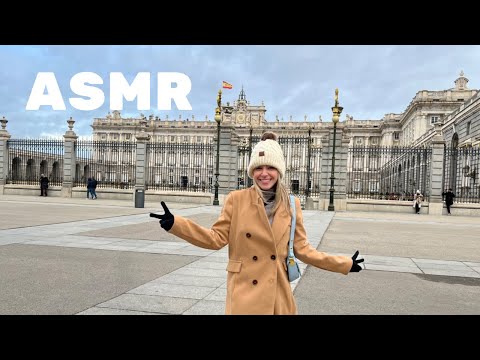 ASMR VLOG EM MADRID 🇪🇸(conheci o estadio do REAL MADRID)