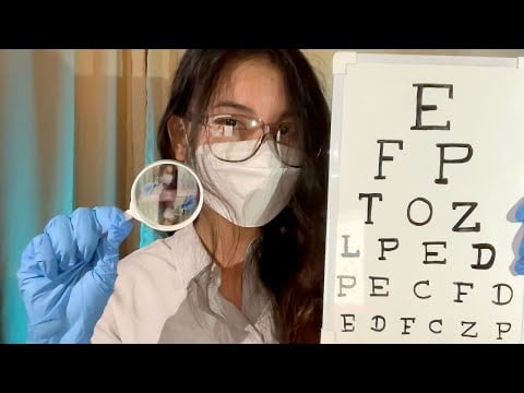 ASMR Eye Exam Roleplay မျက်စိစစ်ဆေးခြင်း👁️ (Layered Sounds, Soft Spoken)