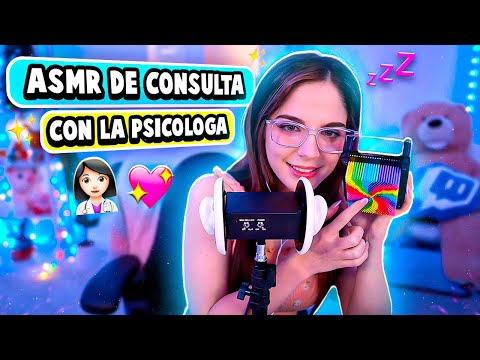 ASMR DE CONSULTA CON LA PSICÓLOGA 👩🏻‍⚕️💖 | Staryuuki