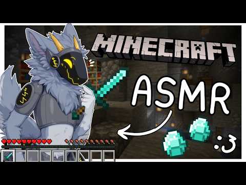 [Furry ASMR] Protogen plays Minecraft with YOU :3 [Sleep-aid] [Soft-spoken] [Whispering]