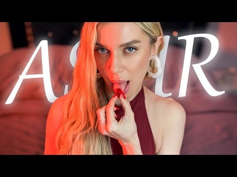 [4K USA ASMR] Haribo Gummy Eating 🍬 Sticky Chewing, Smacking & Mouth Sounds