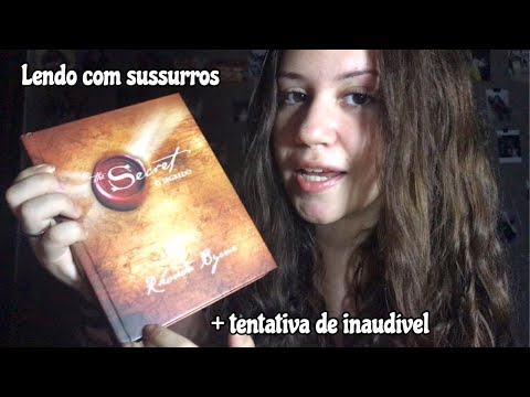 ASMR LEITURA E UM POUCO DE INAUDÍVEL/sussurros