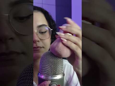 ASMR- Pincel no microfone