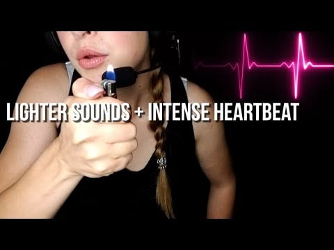 Sharing My Secret With Lighter & Breathy Sounds + Intense Heartbeat & Hand Triggers [ASMR]